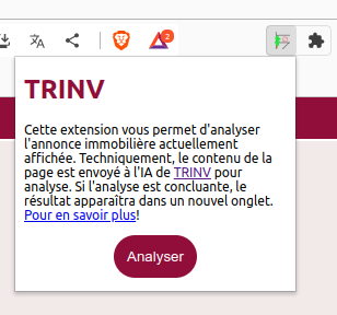 l'extension TrinvExt pour Brave